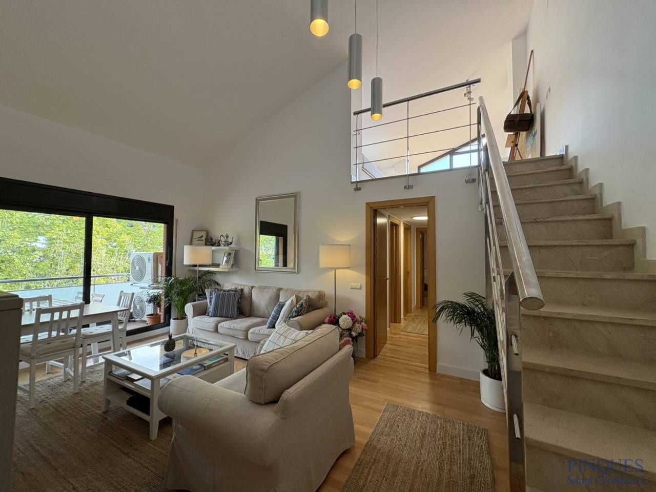 Living room of Duplex for sale in Castell-Platja d'Aro  with Air Conditioner, Heating and Parquet flooring