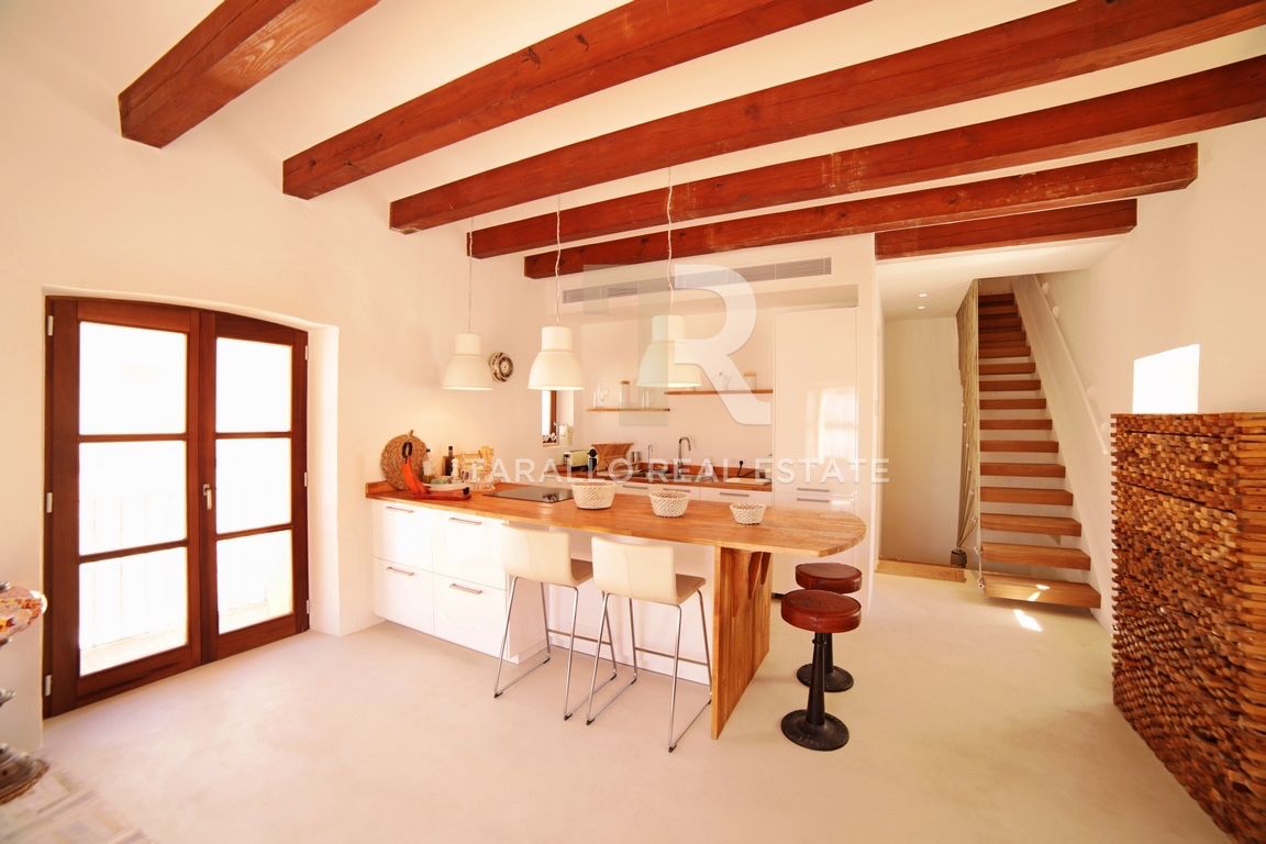 Kitchen of Attic for rent in Eivissa  with Air Conditioner, Heating and Terrace