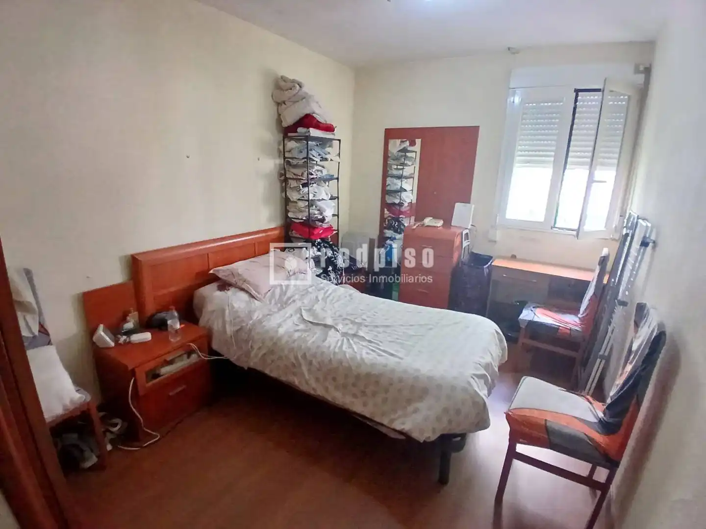 Bedroom of Flat for sale in Madrid  with Air Conditioner, Heating and Private garden