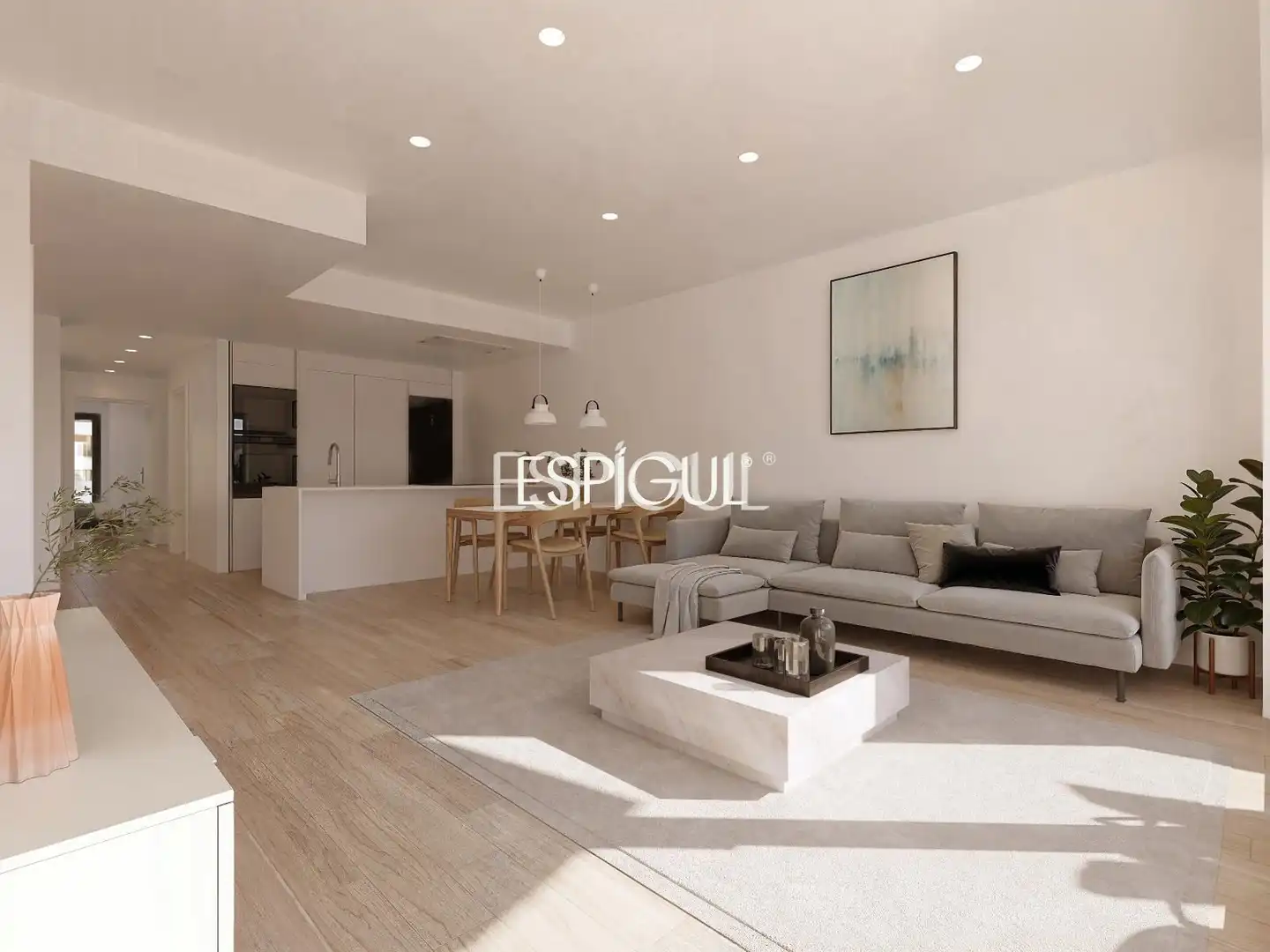 Living room of Flat for sale in Terrassa  with Air Conditioner, Heating and Terrace