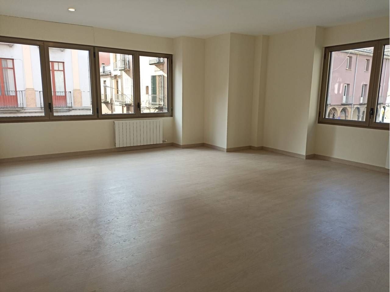 Sala d'estar de Pis en venda en Olot amb Aire condicionat, Calefacció i Parquet