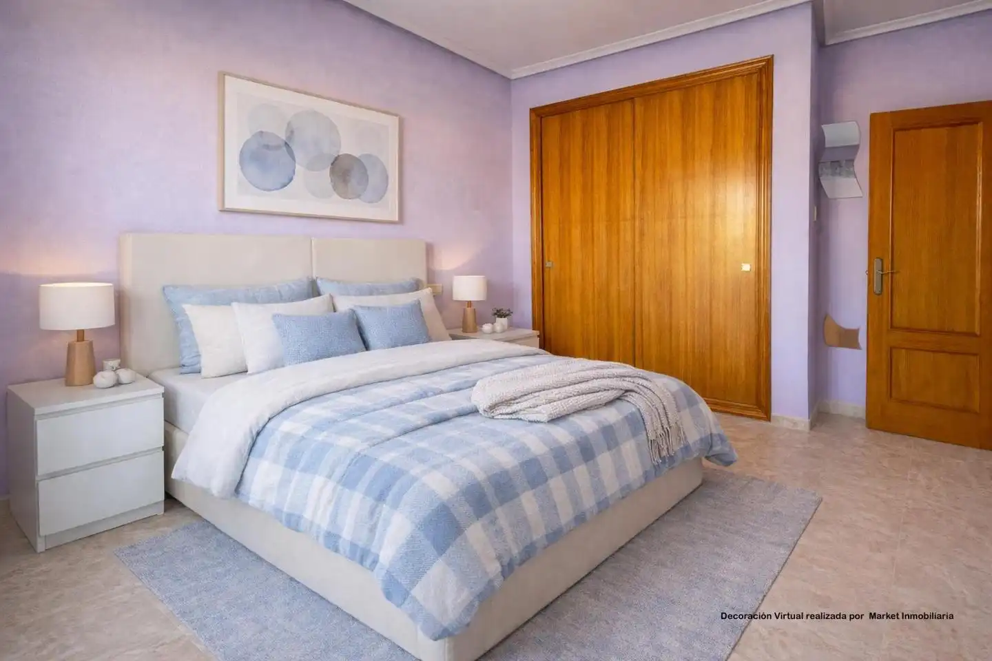 Habitación de Casa adosada en venta en Santa Pola con Jardín privado, Terraza y Piscina