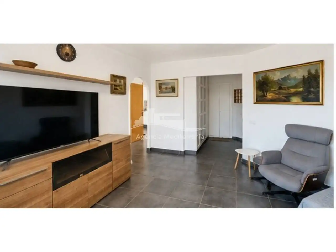 Wohnzimmer von Wohnung zum Verkauf in Castell d'Aro, Platja d'Aro i s'Agaró mit Klimaanlage, Heizung und Terrasse