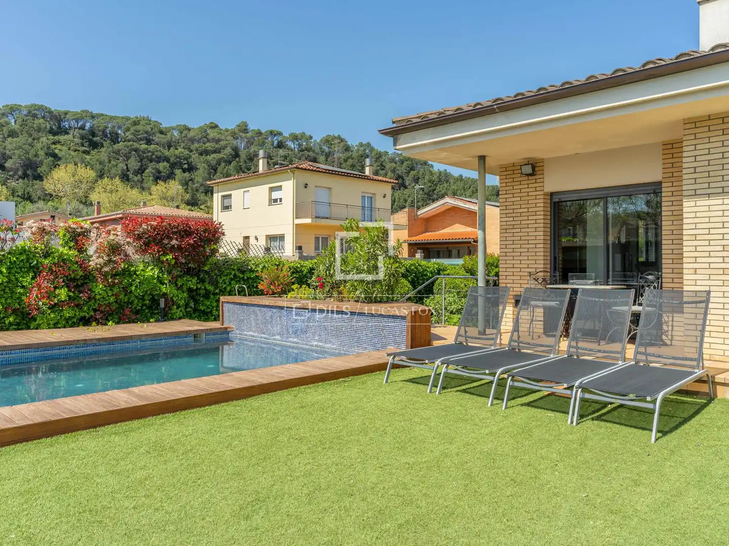 Exterior view of Houses for sale in Sarrià de Ter  with Air Conditioner, Heating and Private garden