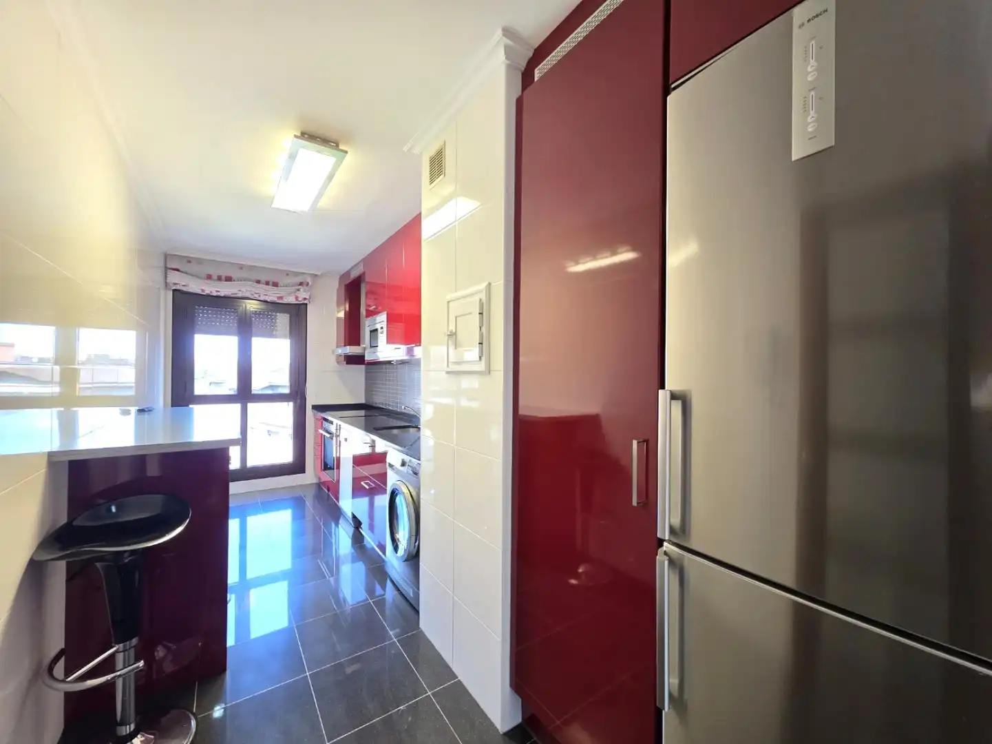 Cocina de Piso de alquiler en Siero con Calefacción, Parquet y Trastero