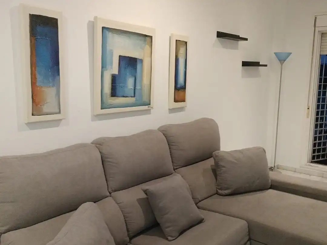 Sala de estar de Piso de alquiler en Tomares