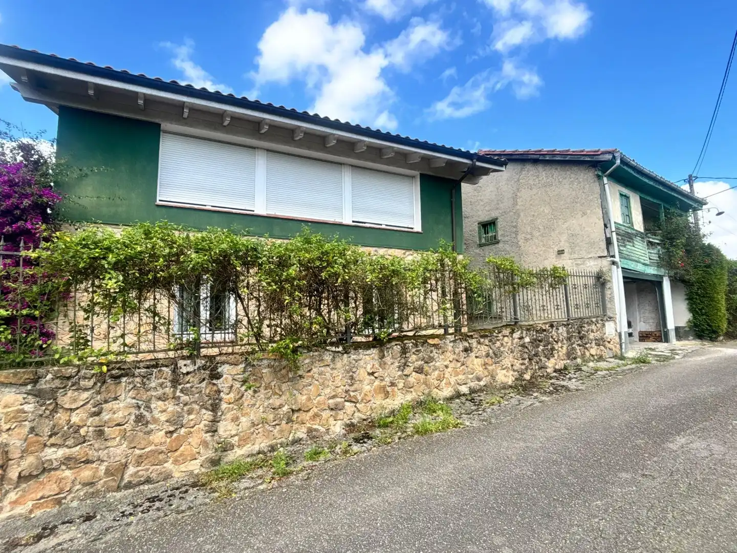 Exterior view of Houses for sale in Langreo  with Heating, Private garden and Terrace