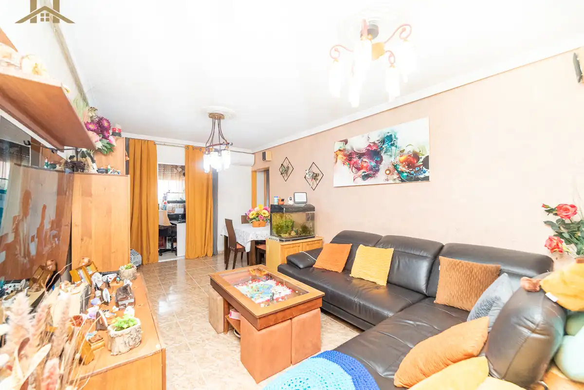 Sala d'estar de Pis en venda en Fuenlabrada amb Aire condicionat, Calefacció i Terrassa