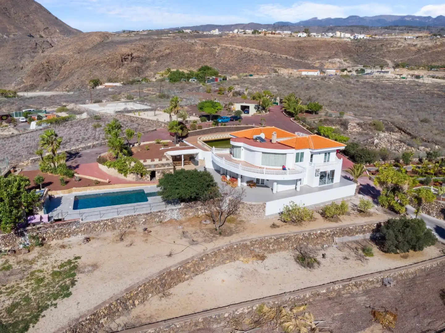 Exterior view of Houses for sale in San Miguel de Abona  with Air Conditioner, Private garden and Terrace