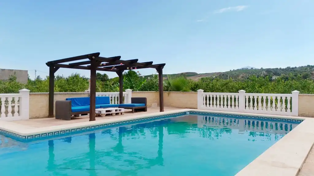 Swimming pool of Houses for sale in Álora  with Air Conditioner, Private garden and Terrace