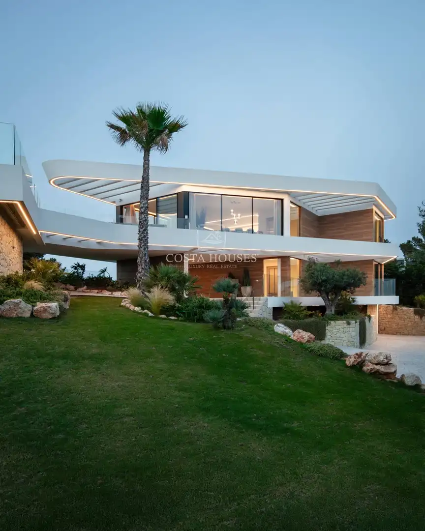 Exterior view of Houses for sale in Jávea / Xàbia  with Air Conditioner, Heating and Private garden