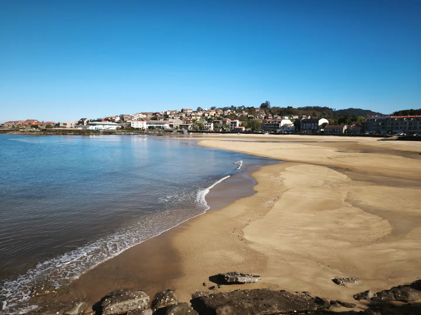 Exterior view of Flat for sale in Cangas   with Heating, Parquet flooring and Storage room