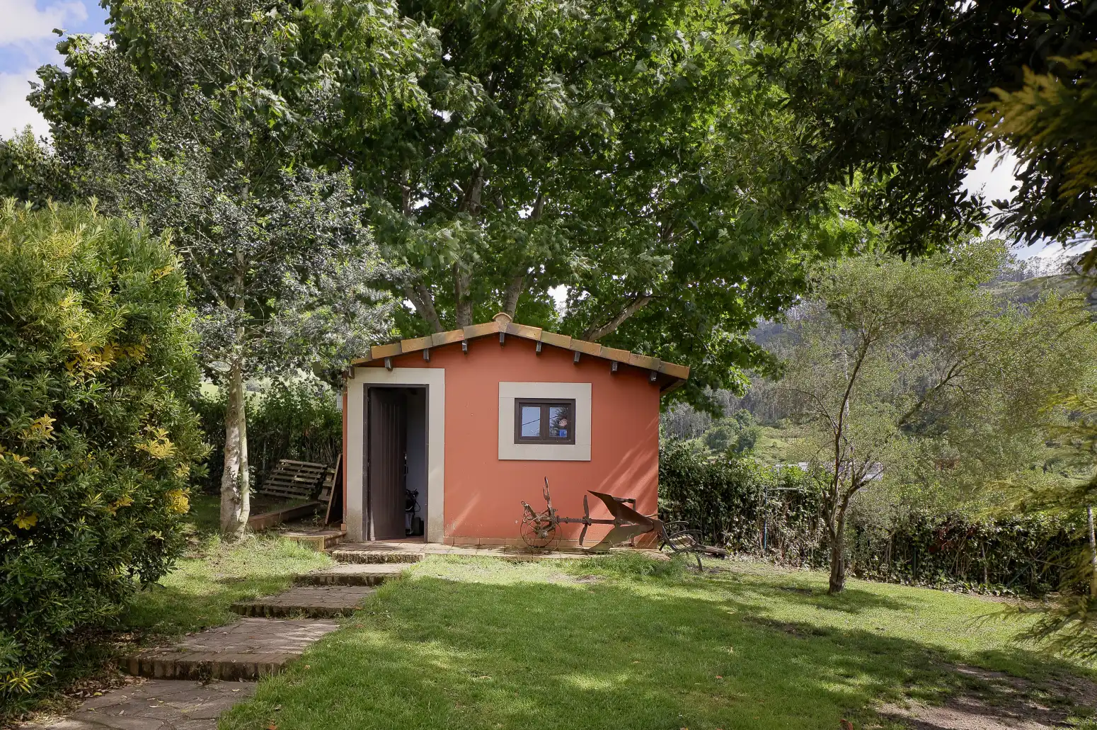 Jardí de Casa o xalet en venda en Gijón  amb Calefacció, Jardí privat i Parquet