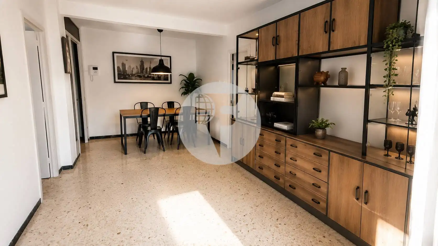 Kitchen of Flat for sale in Terrassa  with Balcony