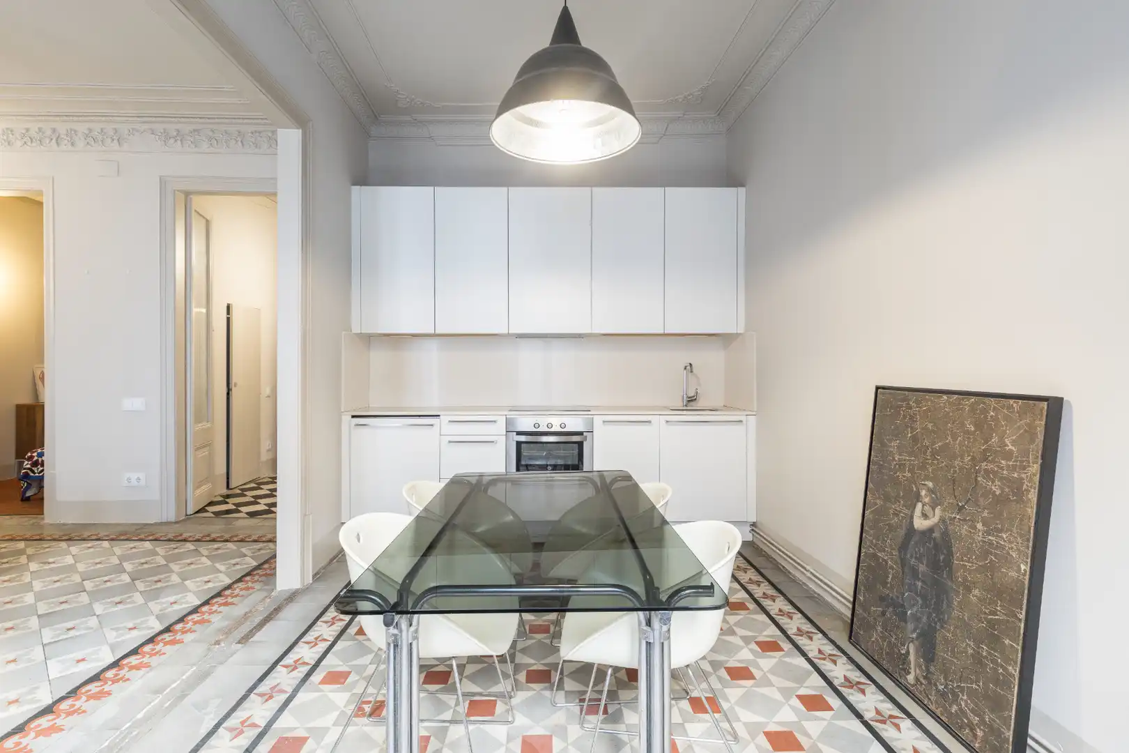 Cocina de Piso en venta en Barcelona con Calefacción, Terraza y Amueblado