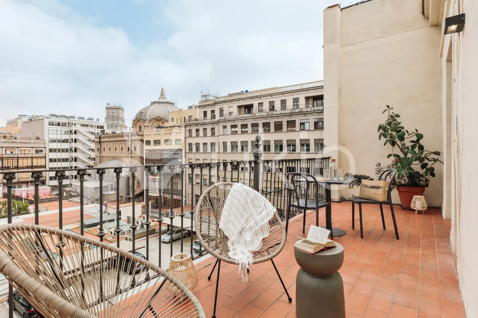 Terraza de Apartamento de alquiler en  Barcelona Capital con Aire acondicionado, Calefacción y Terraza