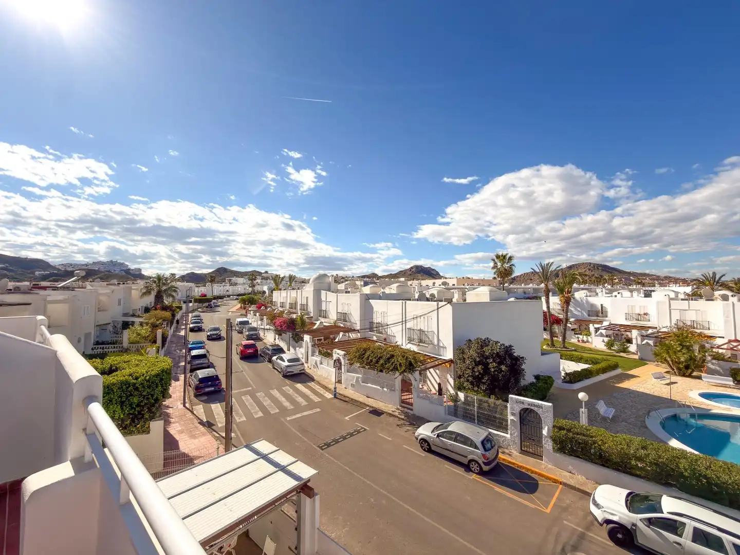 Vista exterior de Ático en venta en Mojácar con Aire acondicionado, Calefacción y Jardín privado