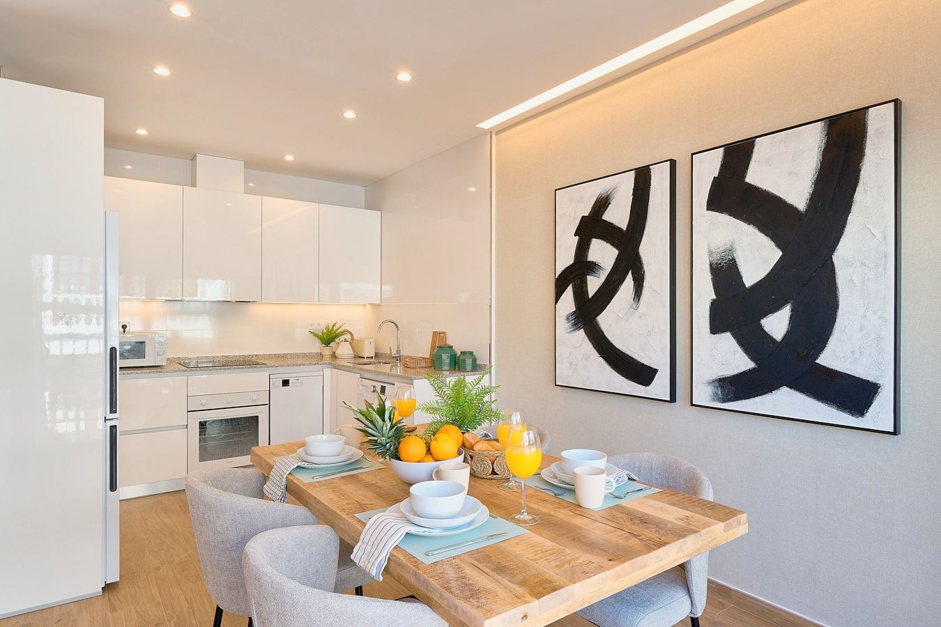 Kitchen of Flat to rent in Torremolinos  with Air Conditioner, Heating and Terrace