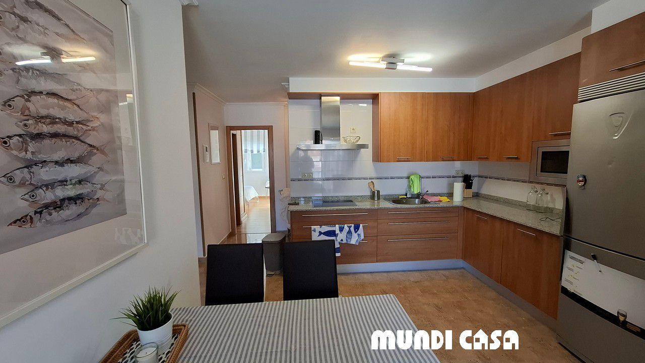 Kitchen of Apartment to rent in A Pobra do Caramiñal  with Storage room and Furnished