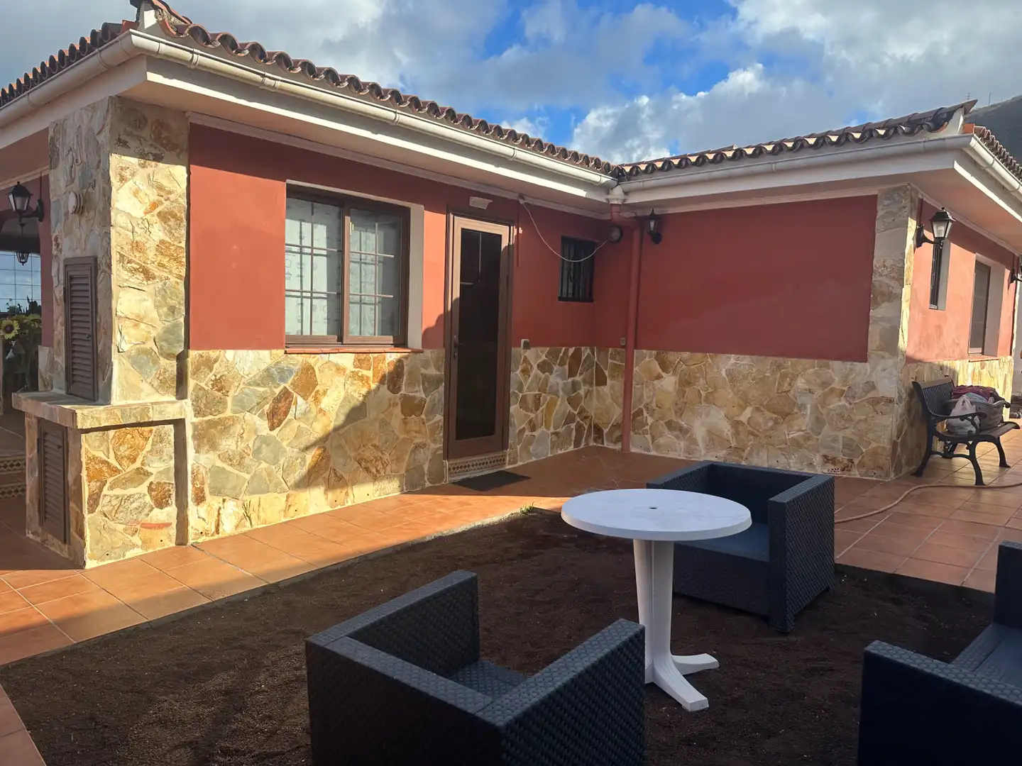 Terraza de Casa o chalet de alquiler en La Orotava con Jardín privado, Terraza y Trastero