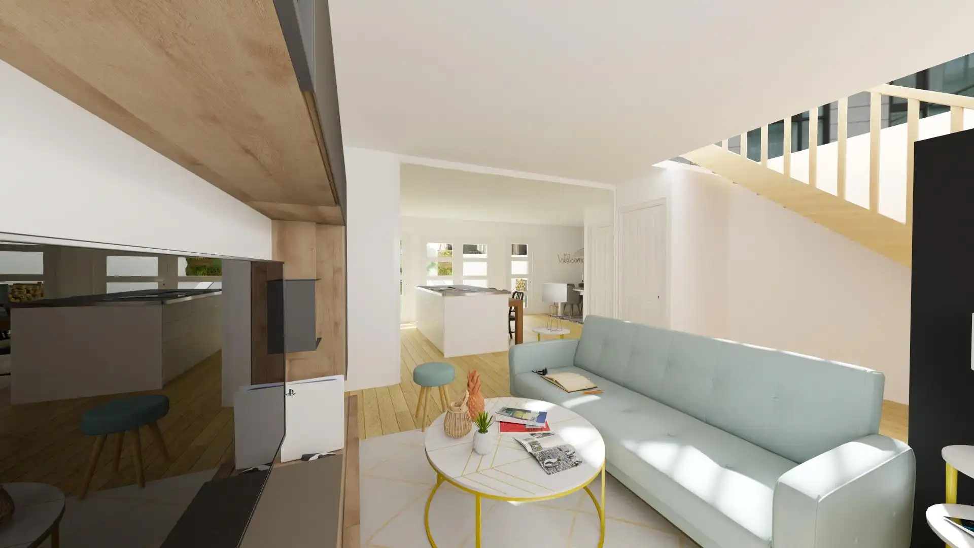 Sala de estar de Casa o chalet en venta en Figueruelas con Aire acondicionado, Calefacción y Jardín privado