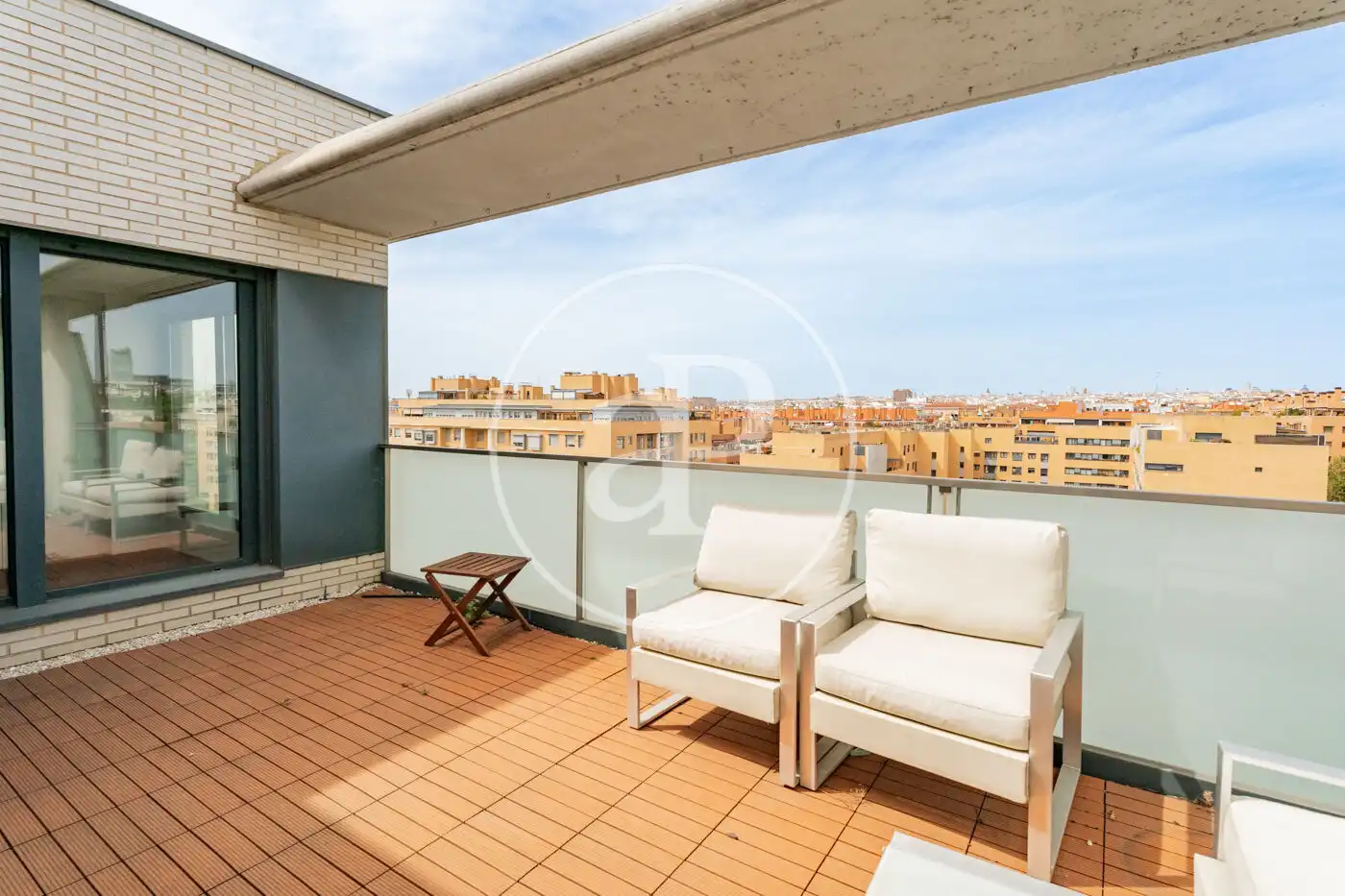 Terraza de Ático en venta en  Madrid Capital con Aire acondicionado, Calefacción y Jardín privado