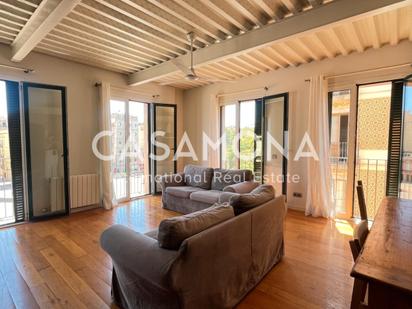 Living room of Apartment for sale in  Barcelona Capital  with Air Conditioner and Balcony