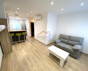 Living room of Planta baja to rent in Santa Pola  with Air Conditioner, Parquet flooring and Furnished