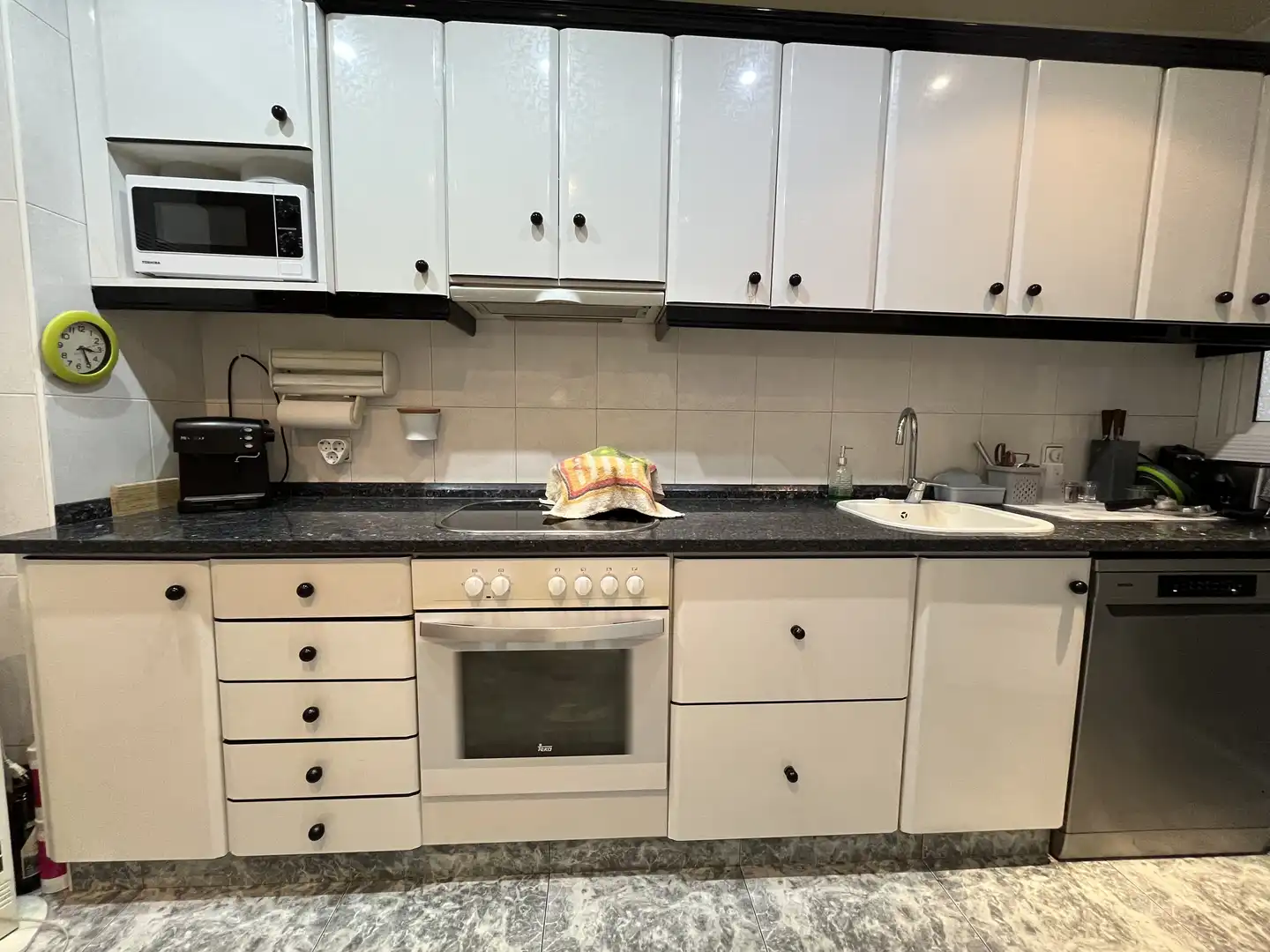 Kitchen of Flat for sale in Cornellà de Llobregat  with Heating and Swimming Pool