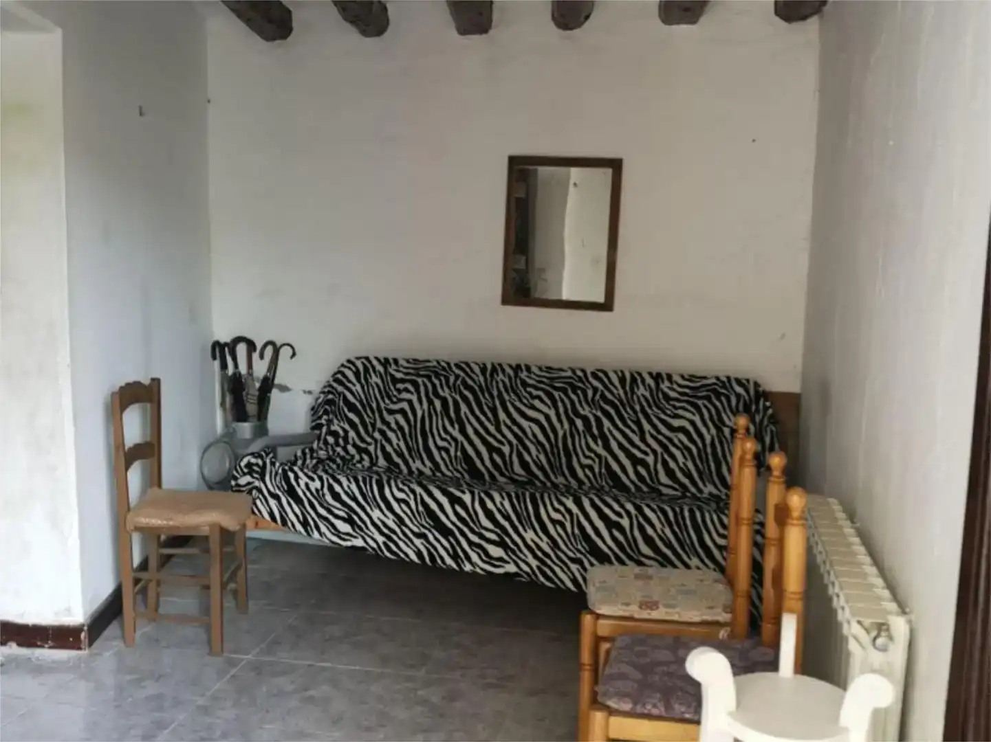 Sala d'estar de Pis en venda en Lanaja amb Jardí privat i Moblat