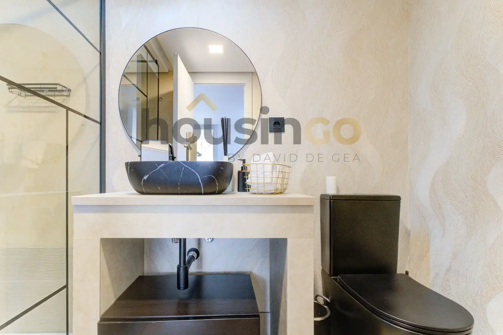 Baño de Piso de alquiler en Madrid con Aire acondicionado, Calefacción y Amueblado