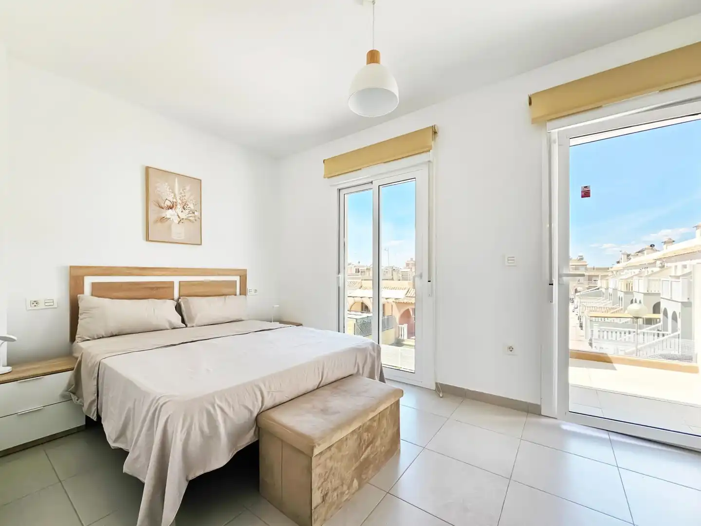 Bedroom of Houses for rent in Santa Pola  with Air Conditioner, Heating and Private garden
