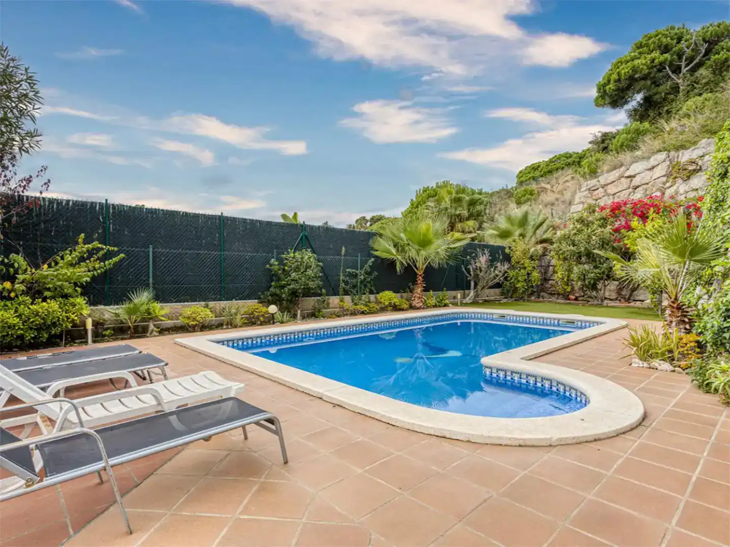 Swimming pool of Flat for sale in Lloret de Mar  with Air Conditioner, Swimming Pool and Balcony