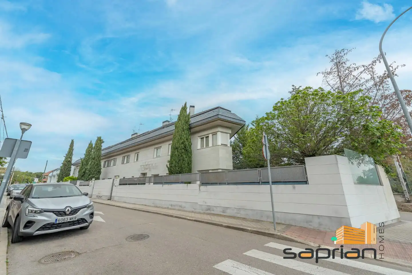 Exterior view of Houses for sale in Pozuelo de Alarcón  with Air Conditioner, Heating and Private garden