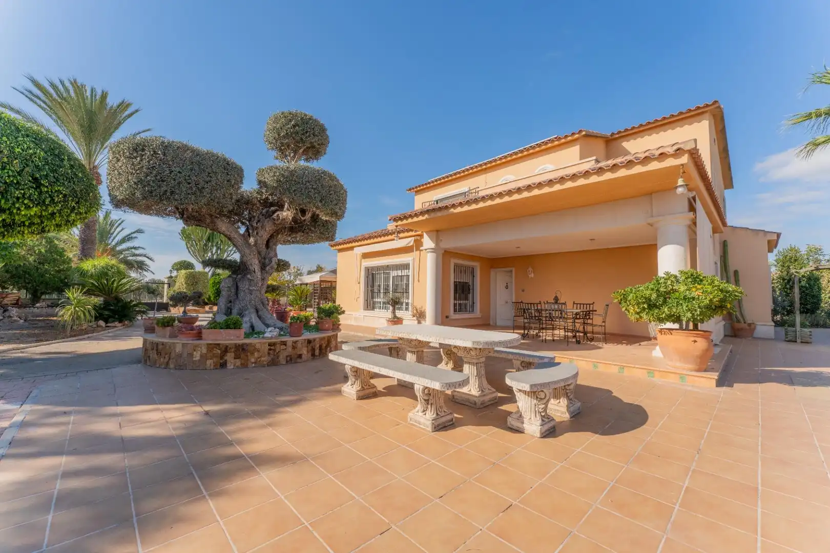 Jardín de Casa o chalet en venta en Elche / Elx con Trastero, Piscina y Balcón
