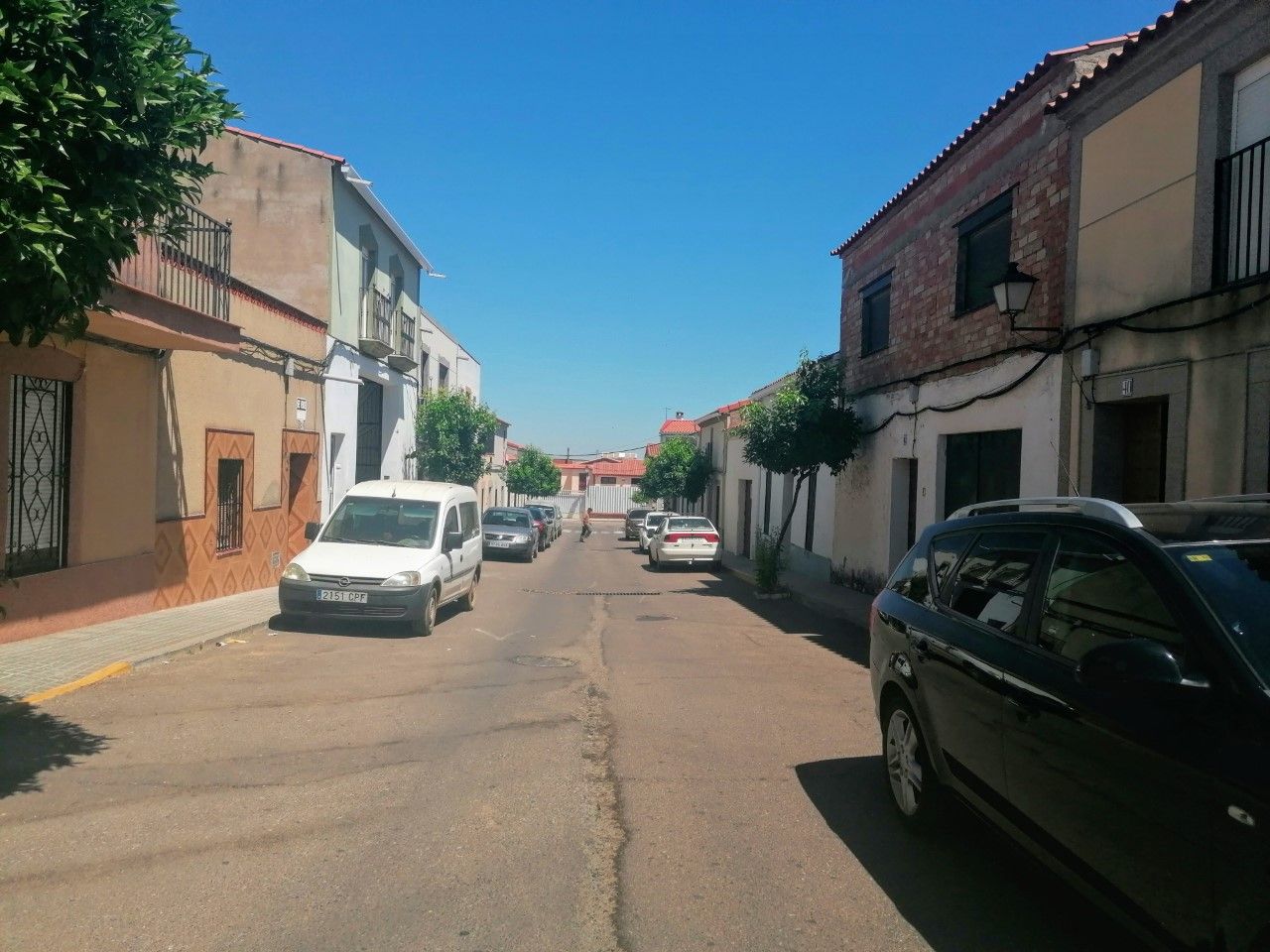 Vista exterior de Casa adosada en venda en Oliva de Mérida