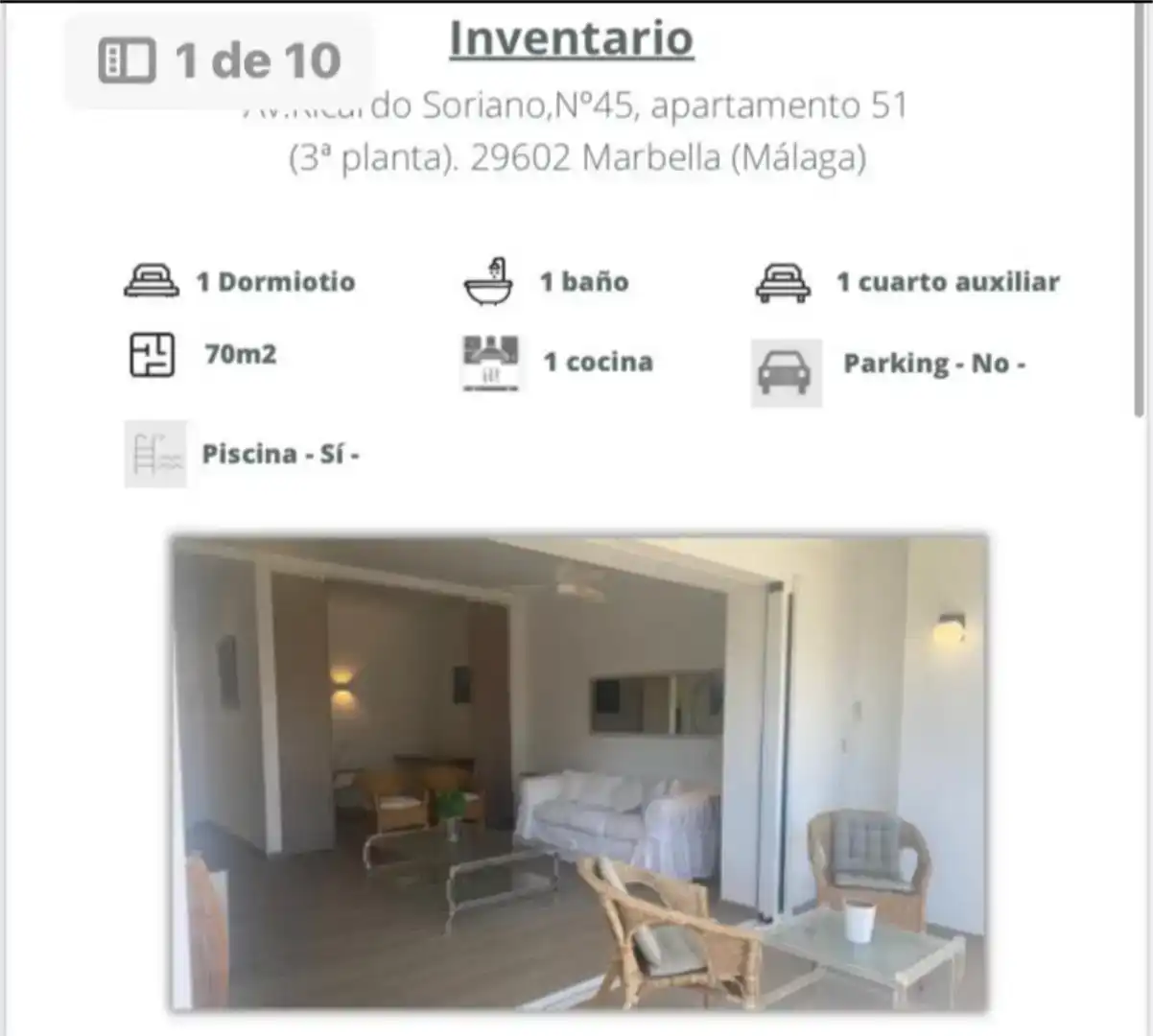 Schlafzimmer von Wohnungen zur Miete in Marbella mit Privatgarten, Schwimmbad und Möbliert