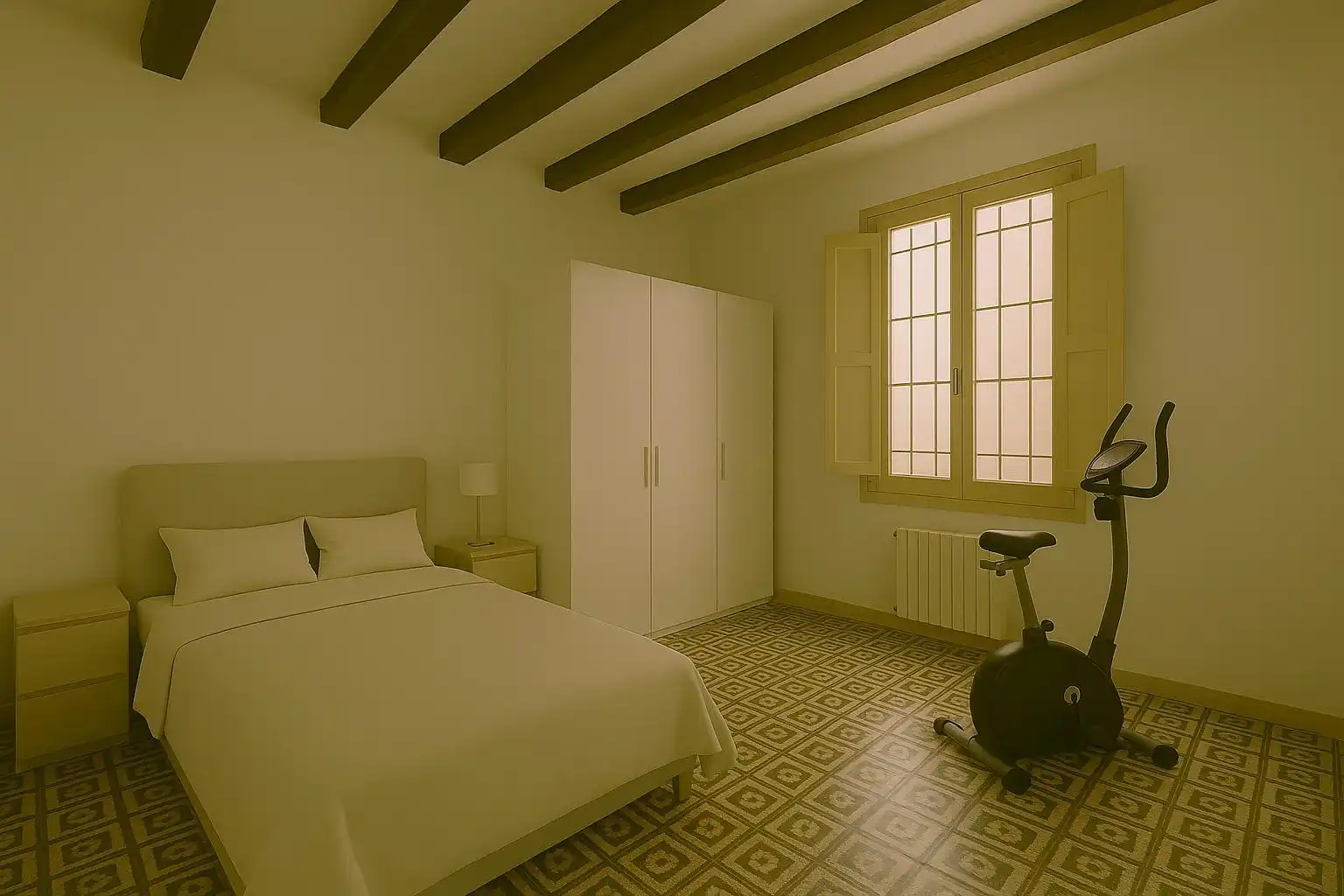 Schlafzimmer von Einfamilien-Reihenhaus zum Verkauf in Sentmenat