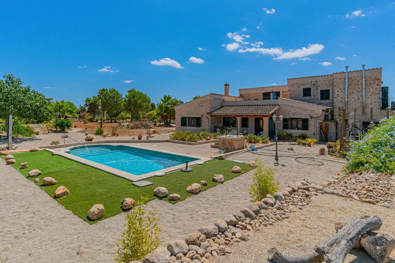 Garden of Country homes for sale in Inca  with Air Conditioner, Heating and Private garden