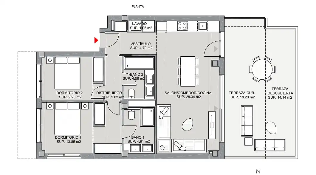 Apartamento con ascensor en venta en La Cala Golf - Lagar Martell, imagen 13