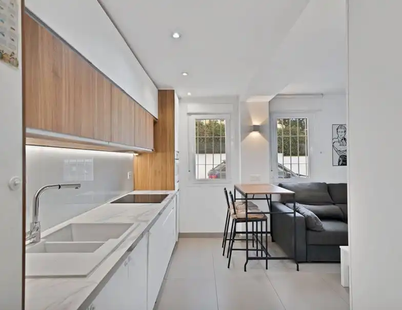 Cocina de Apartamento en venta en Marbella con Aire acondicionado, Terraza y Amueblado