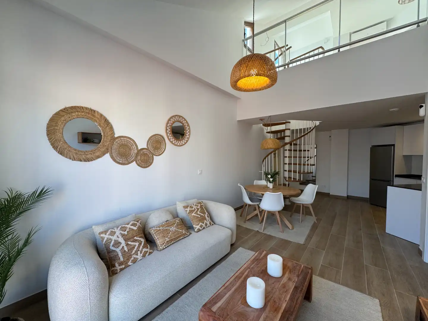 Sala de estar de Ático en venta en Málaga con Aire acondicionado, Terraza y Amueblado