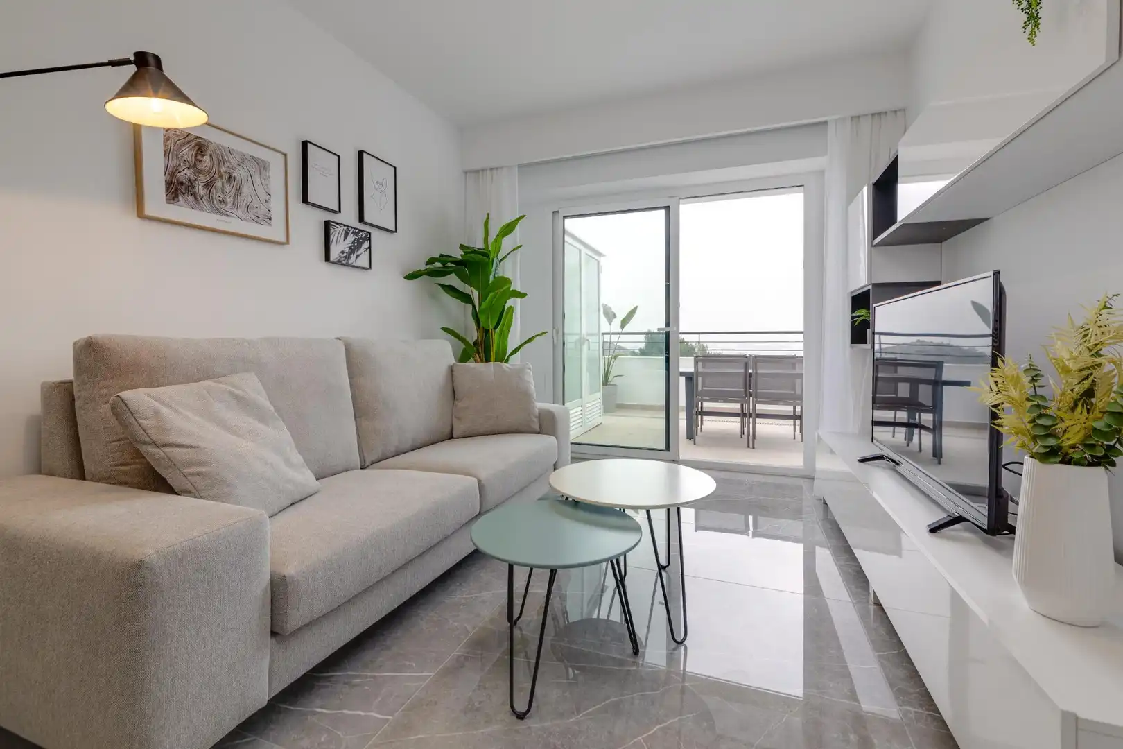 Sala d'estar de Apartament en venda en Xeresa amb Aire condicionat, Calefacció i Terrassa