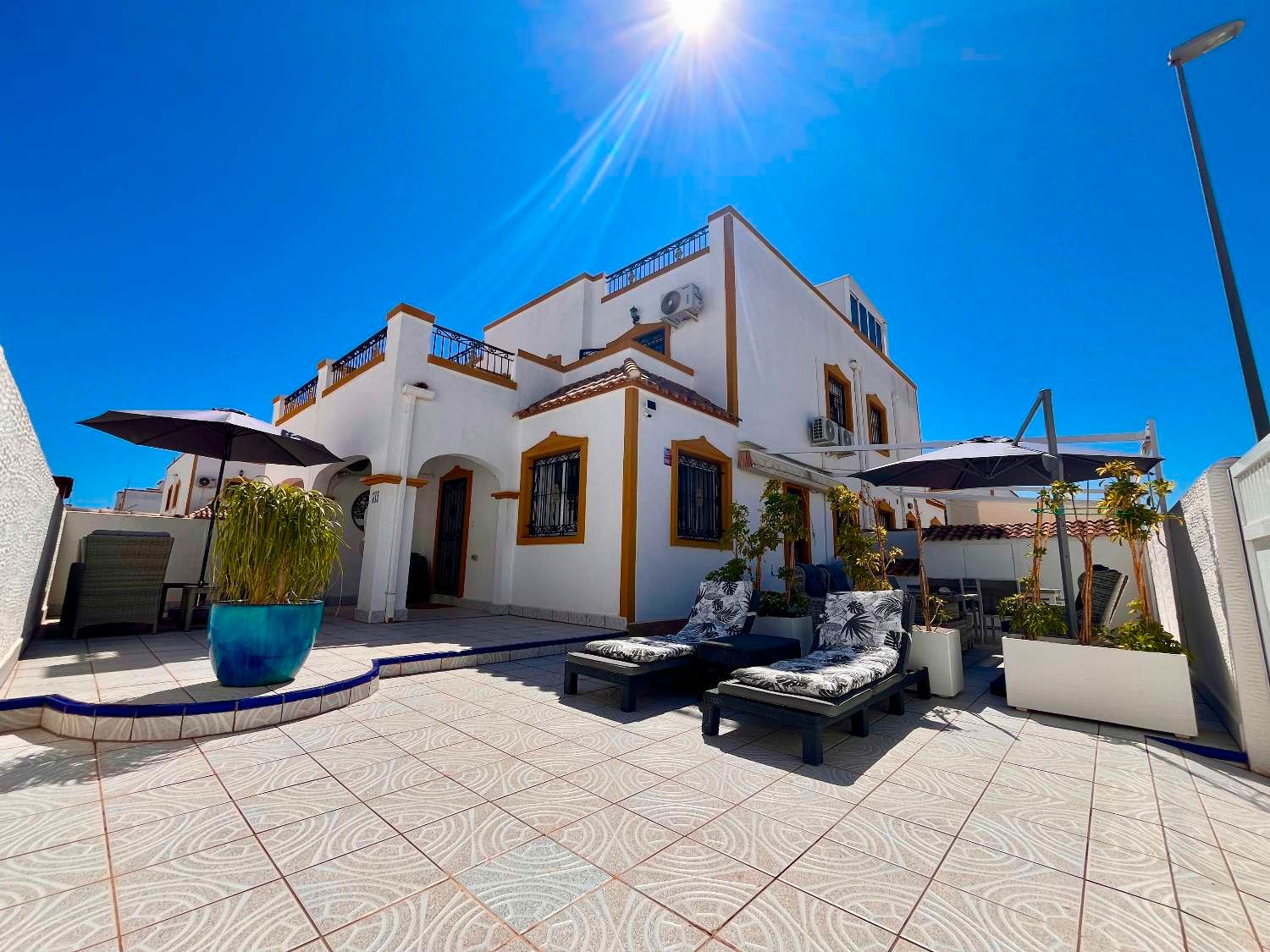 Exterior view of House or chalet for sale in Orihuela  with Air Conditioner, Swimming Pool and Furnished