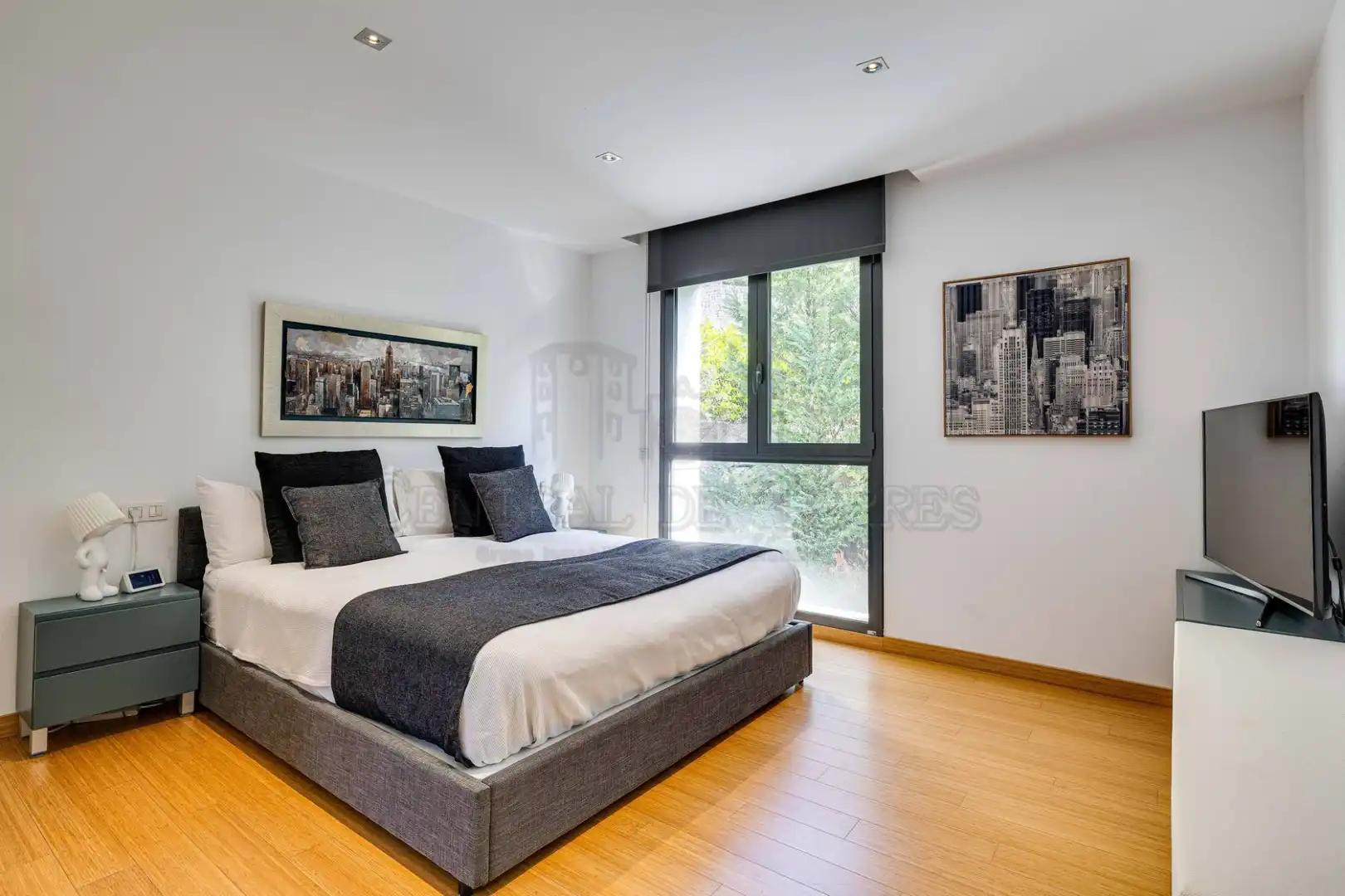 Dormitori de Casa o xalet en venda en Sant Cugat del Vallès amb Aire condicionat, Calefacció i Jardí privat