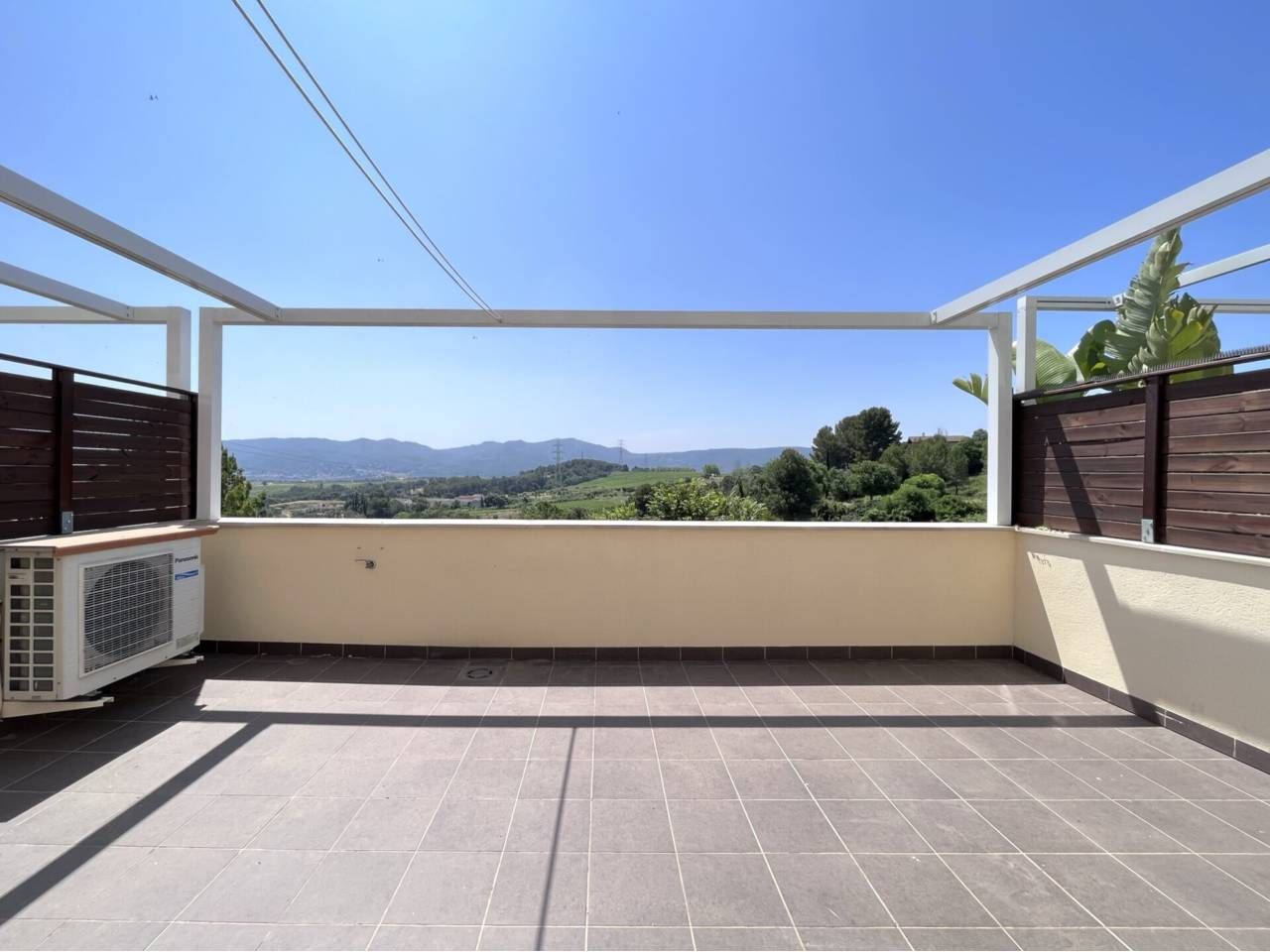 Terrace of Duplex to rent in Sant Llorenç d'Hortons  with Air Conditioner, Heating and Parquet flooring