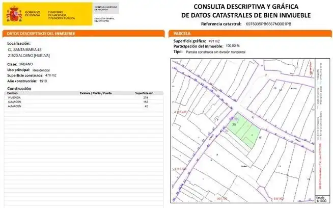 Finca rústica en venta en Alosno con Jardín privado y Terraza
