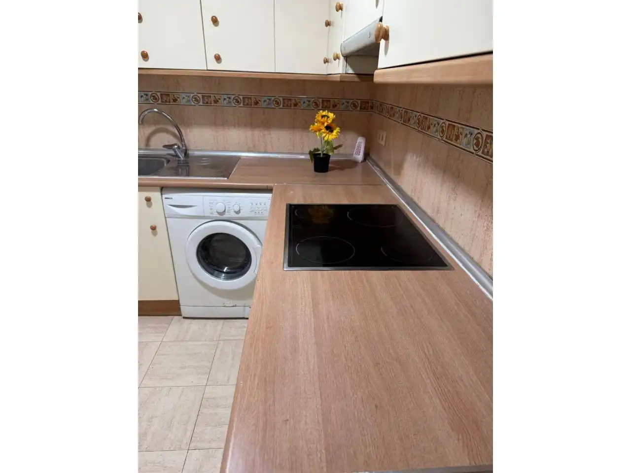Cocina de Piso de alquiler en Ocaña con Aire acondicionado, Calefacción y Jardín privado
