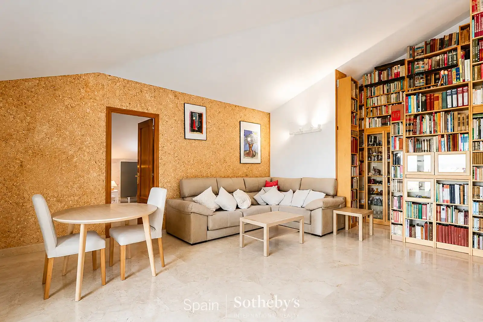 Sala d'estar de Àtic en venda en Sitges amb Aire condicionat, Calefacció i Terrassa