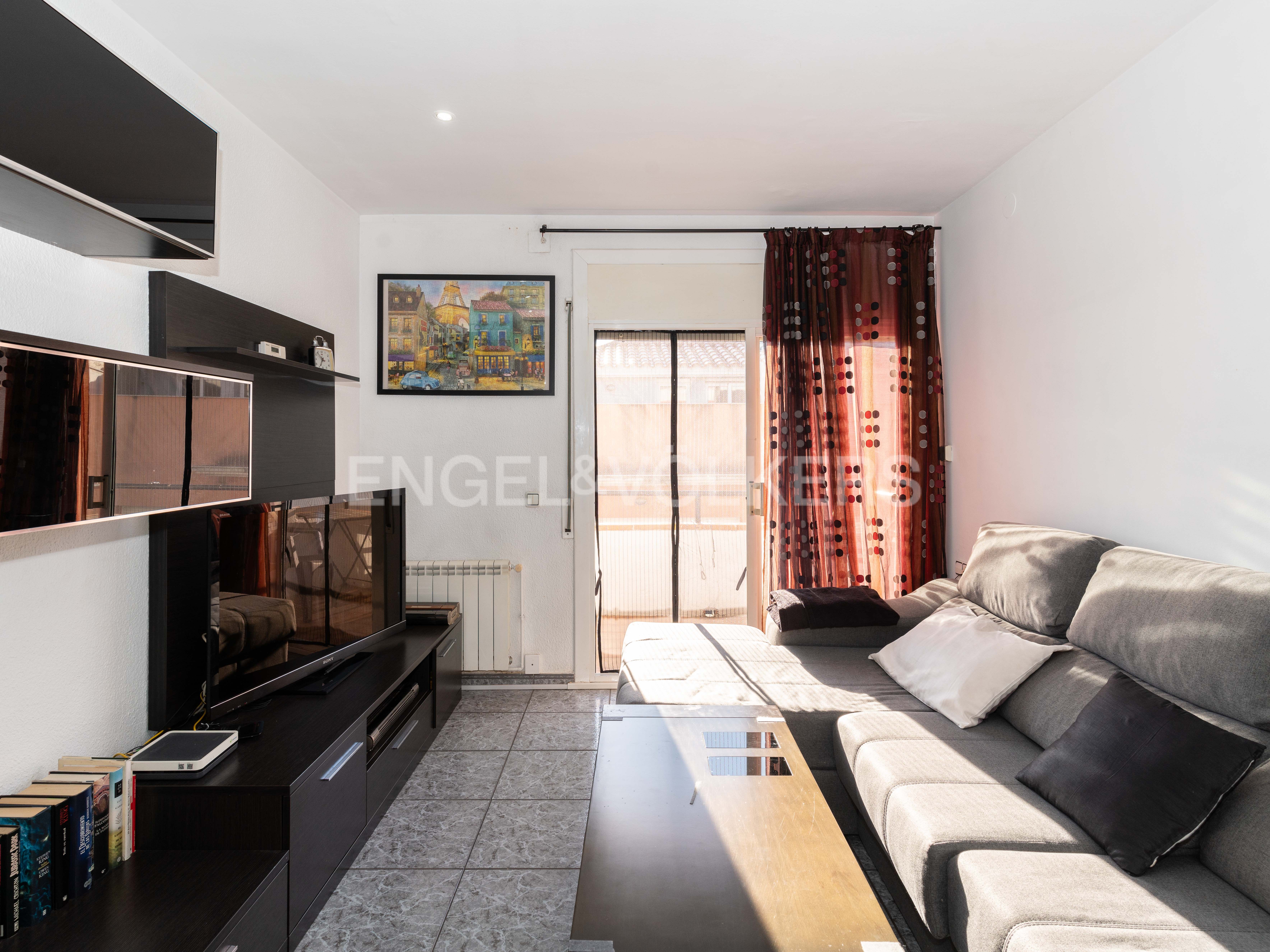 Living room of Attic for sale in Canet de Mar  with Air Conditioner, Heating and Terrace